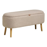 Harlow Opbergbankje Bouclé Beige