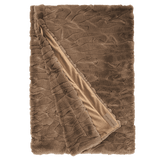 Winterhome luxe imitatiebont deken Fennec Mocca