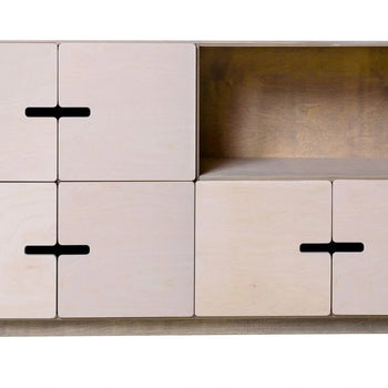 Dressoir PIX 145cm - Pebble Grey / White Osmo