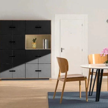 Vakkenkast PIX - Zwart HPL