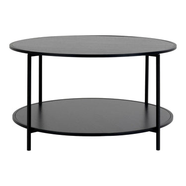 Table Salontafel zwart Ø80 cm