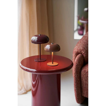 Otago Bijzettafel bordeaux Ø45 cm