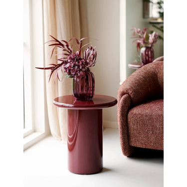 Otago Bijzettafel bordeaux Ø45 cm