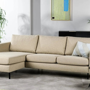 3-zits hoekbank L+R - Dillon Beige