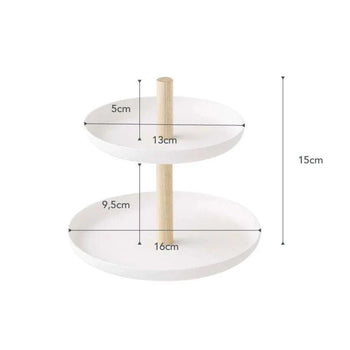 Yamazaki Tosca Accessoirehouder 2-laags - Wit