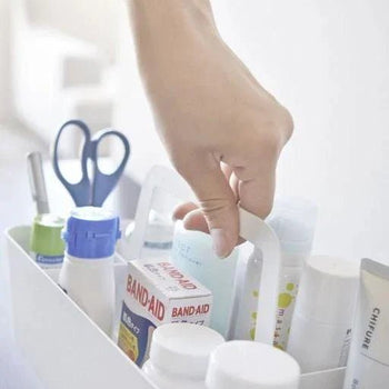 Yamazaki badkamerorganizer met handvat - groot - wit