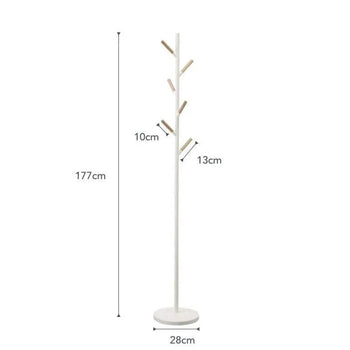 Yamazaki Effen kapstokpaal - wit