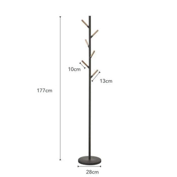 Yamazaki Effen Staande Kapstok - Zwart