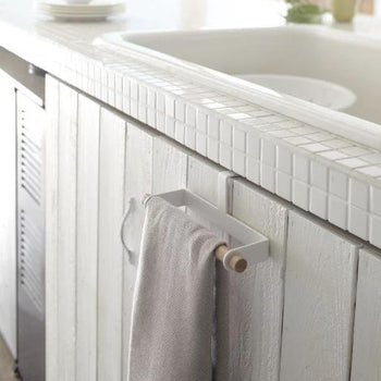 Yamazaki Tosca Keukenhanddoekrek magnetisch - Wit