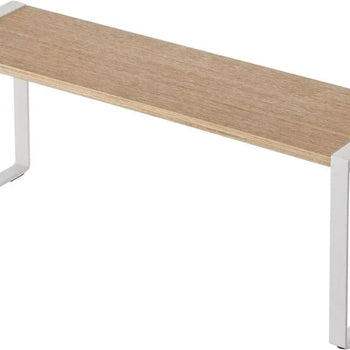 Yamazaki Tosca Keukenrek laag breed – Wit/Bruin