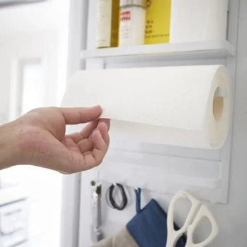 Yamazaki Tower magnetisch keukenrek voor koelkast - wit