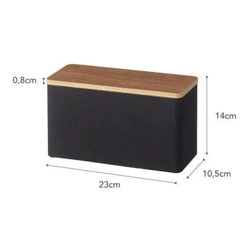Yamazaki Rin opbergbox voor make-up/sanitair - zwart