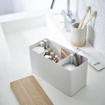 Yamazaki Rin opbergbox voor make-up en sanitair - wit