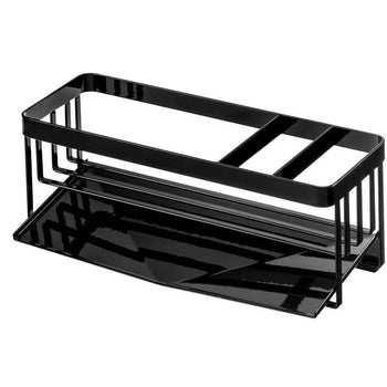 Yamazaki Tower spons- en flessenhouder - zwart