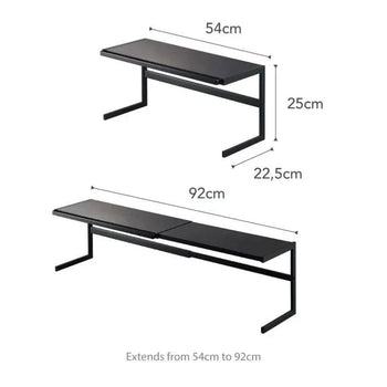 Yamazaki Tower uitschuifbaar keukenrek - zwart