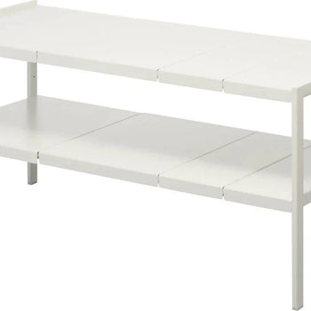 Yamazaki keukenkast-organizer uitschuifbaar 2-laags - wit