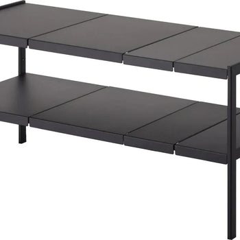 Yamazaki keukenkast-organizer uitschuifbaar 2-laags - Zwart