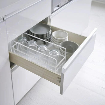 Yamazaki Tower smal beker- en glazenrek - wit