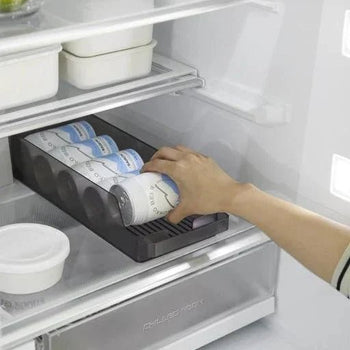 Yamazaki Tower koelkastorganizer - zwart