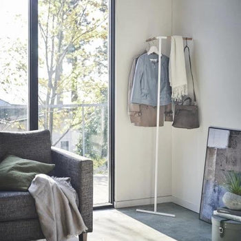 Yamazaki Tower leunende hoekkapstok - wit