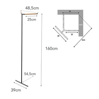 Yamazaki Tower hoekkapstok leunend - zwart