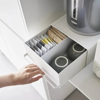 Yamazaki Tower uitschuifbare keukenlade - wit