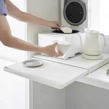 Yamazaki Tower uitschuifbaar keukenplateau - wit