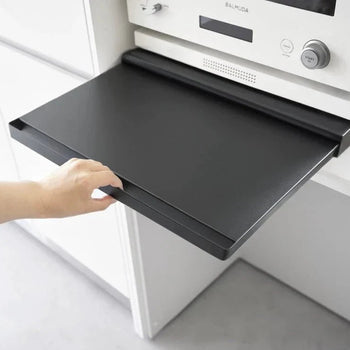 Yamazaki Tower uitschuifbaar keukenplateau - Zwart