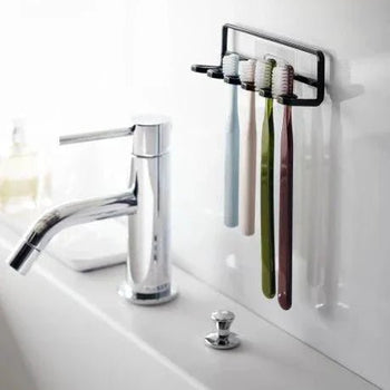 Yamazaki tandenborstelhouder zelfklevende haak - zwart