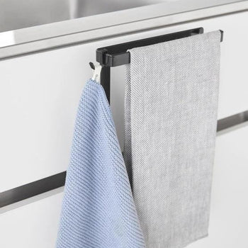 Yamazaki Tower Handdoekhouder - Zwart