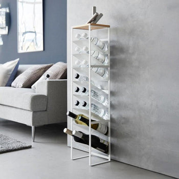 Yamazaki Tower Flessenrek 8-laags - Wit