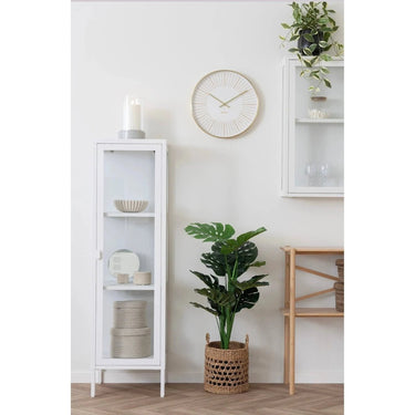 Tafelspiegel van travertijn - naturel Ø18×18 cm