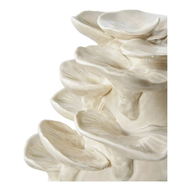 Decoratief object van keramiek - beige