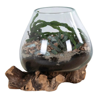 San Marino waterdrop decoratief object - naturel - 15-20 cm