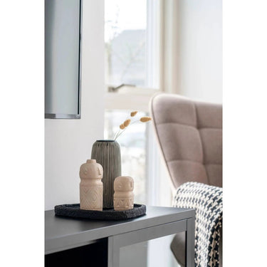 Cementen dienblad - zwart - 26,5 × 26 cm