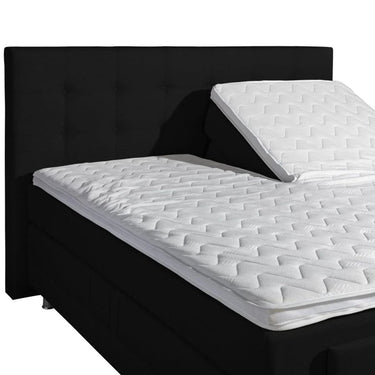 Elektrische Boxspring Nauplion 180×200 cm (Zwart)