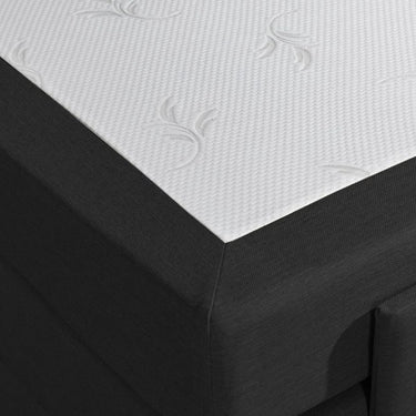 Elektrische Boxspring Nauplion 180×200 cm (Zwart)
