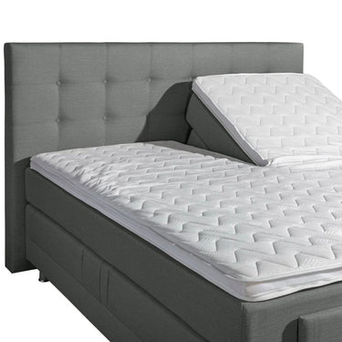Elektrische Boxspring Nauplion 160×200 cm (Grijs)
