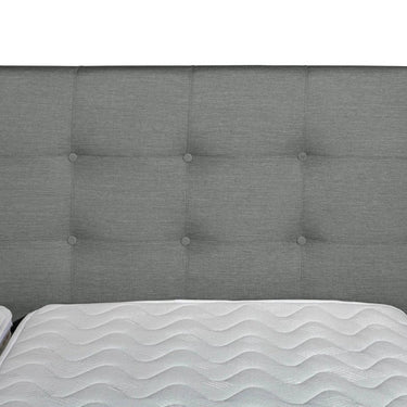 Elektrische Boxspring Nauplion 160×200 cm (Grijs)