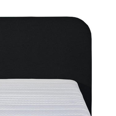 Luxe 1-persoons Teddy Boxspring 90×200 cm Zwart