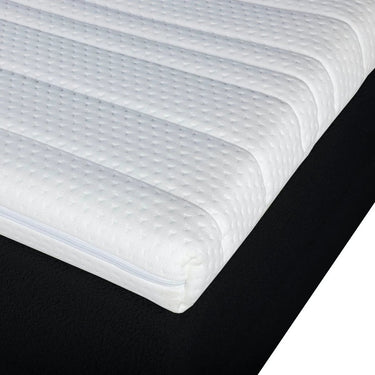 Luxe 1-persoons Teddy Boxspring 90×200 cm Zwart