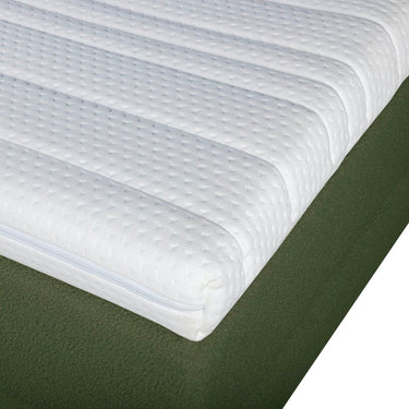 Luxe 1-persoons Teddy Boxspring 90×200 cm Groen