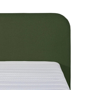 Luxe 1-persoons Teddy Boxspring 90×210 cm Groen