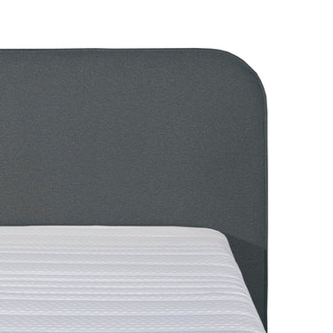 Luxe 1-persoons Teddy Boxspring 90×210 cm Antraciet