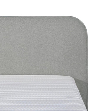 Luxe Bouclé Teddy Boxspring 180×200 cm - Grijs