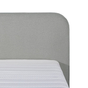 Luxe 1-persoons Teddy Boxspring 90×200 cm Grijs