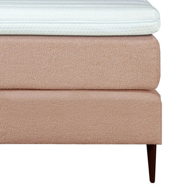 Luxe Bouclé Teddy Boxspring 160×200 cm - Oudroze