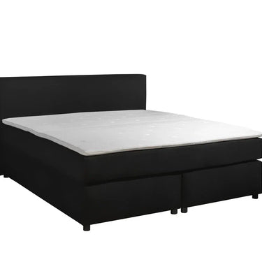 Parga Luxe Lederlook Boxspring 180×200 Zwart