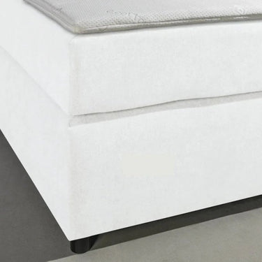 Parga Luxe Lederlook Boxspring 180×220 Wit