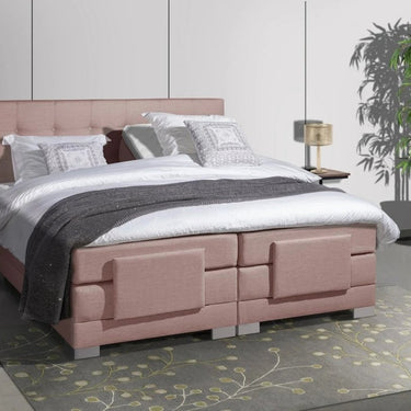 Elektrische Boxspring Nauplion 140×200 cm (Oudroze)
